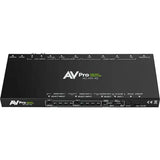 AVPro Edge 18Gbps HDMI  4x4 Matrix w/ Dual Audio Deembedding/Matrix with built in scalers and audio delay (Full HDR, 4K60 4:4:4)