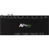 AVPro Edge 18Gbps HDMI  4x4 Matrix w/ Dual Audio Deembedding/Matrix with built in scalers and audio delay (Full HDR, 4K60 4:4:4)