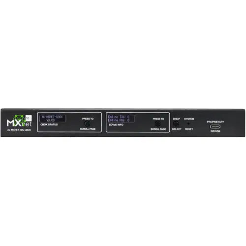 AVPro Edge TAA Compliant MXnet 10G SDVoE Networked Video Control Processor