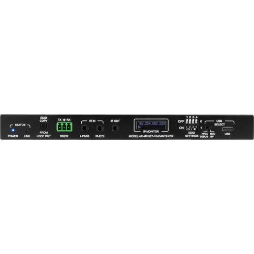 AVPro Edge MXnet Dante 1G EV2 Encoder - Made in the USA