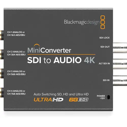 Blackmagic Design CONVMCSAUD4K Mini Converter - SDI to Audio 4K