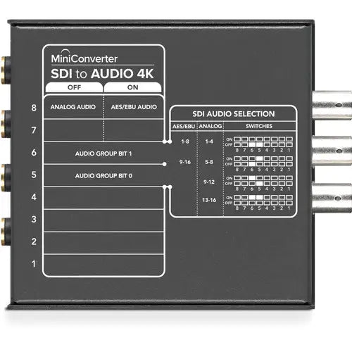 Blackmagic Design CONVMCSAUD4K Mini Converter - SDI to Audio 4K