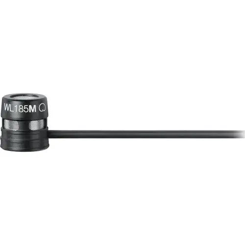 Shure WL185m Low-Profile Cardioid Lavalier Microphone with TA4F Connector (Black) - WL185MB/C-TQG