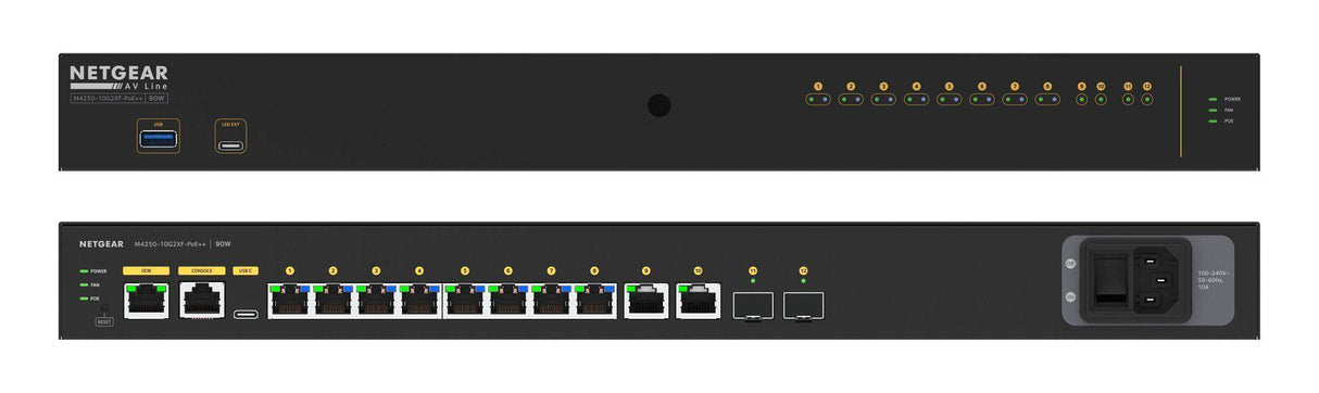 Crestron 12 Port Ultra POE Managed Switch - CEN-SWPOE-ULTRA-12 - Creation Networks