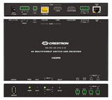 Crestron 4K 2x1 DM® Essentials Scaling Auto-Switcher and Wall Plate Extender over CATx Cable (Black) - DM-EXT-1021-1G-B KIT - Creation Networks