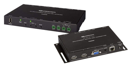 Crestron 4K 4x1 Scaling Auto-Switcher and DM Lite® Extender over CATx Cable - HD-MD-4K-400 KIT - Creation Networks