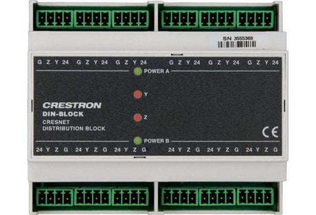 Crestron DIN Rail Cresnet Distribution Block - DIN-BLOCK - Creation Networks