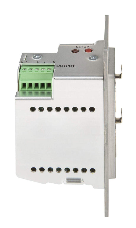 Crestron DM-NAX-2XLRI-1G DM NAX® Audio-over-IP Wall Plate with XLR, Black, 1‑Gang - Creation Networks