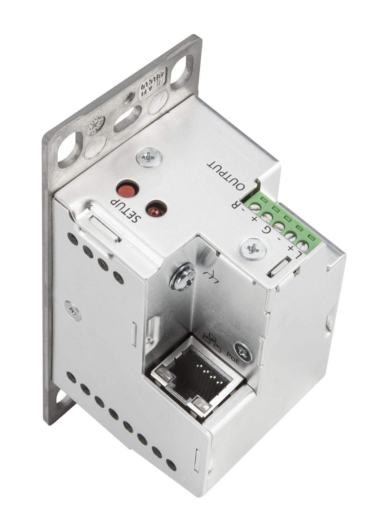 Crestron DM-NAX-2XLRI-1G DM NAX® Audio-over-IP Wall Plate with XLR, Black, 1‑Gang - Creation Networks