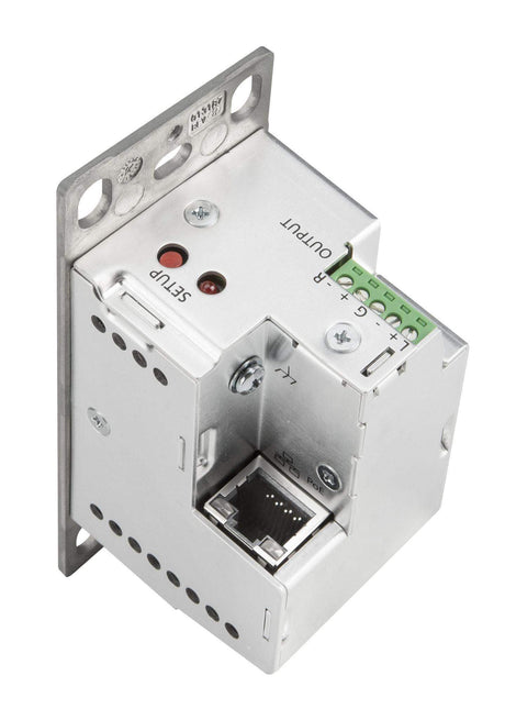 Crestron DM-NAX-2XLRI-1G DM NAX® Audio-over-IP Wall Plate with XLR, Black, 1‑Gang - Creation Networks
