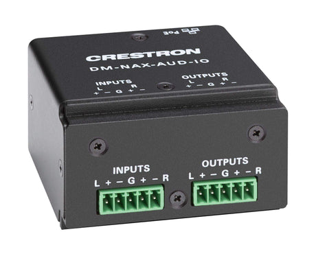Crestron DM-NAX-AUD-IO DM NAX® Audio-over-IP Converter with Balanced/Unbalanced Line-Level Audio Input and Output - Creation Networks
