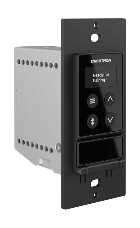 Crestron DM-NAX-BTIO-1G DM NAX® Audio-over-IP Wall Plate with Bluetooth® Audio Support, Analog Audio Input and Output, 1‑Gang - Creation Networks