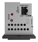 Crestron DM-NAX-BTIO-1G DM NAX® Audio-over-IP Wall Plate with Bluetooth® Audio Support, Analog Audio Input and Output, 1‑Gang - Creation Networks