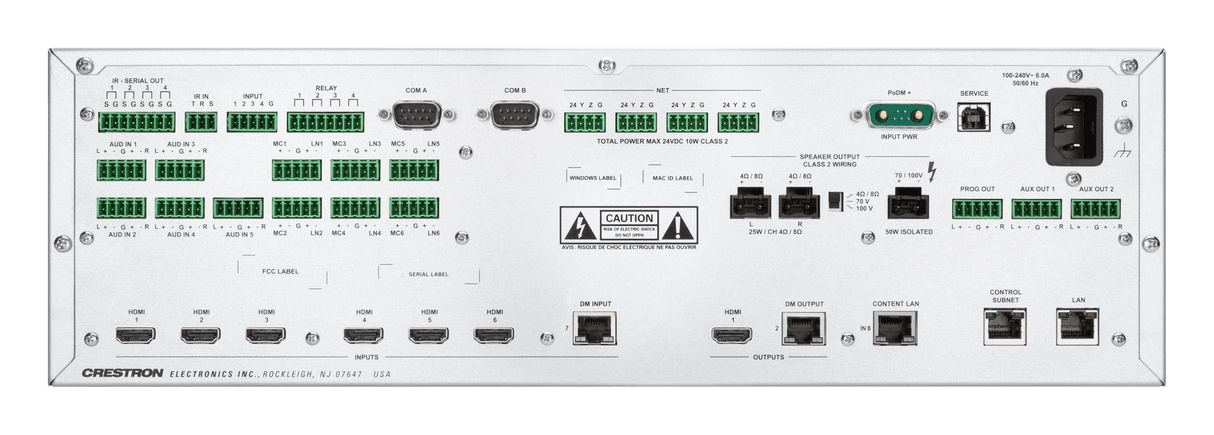 Crestron DMPS3-4K-250-C 3-Series® 4K DigitalMedia™ Presentation System 250 - Creation Networks