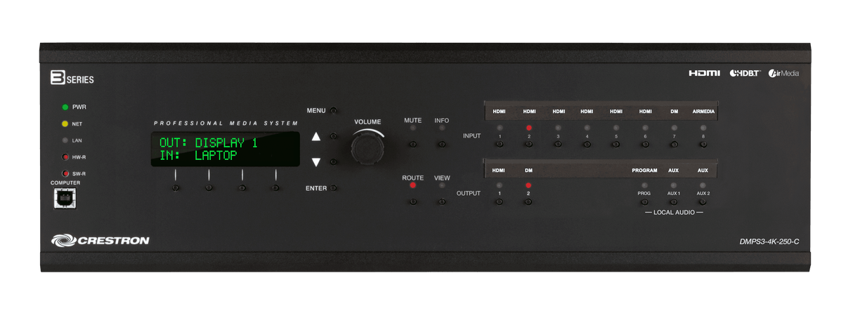 Crestron DMPS3-4K-250-C 3-Series® 4K DigitalMedia™ Presentation System 250 - Creation Networks