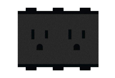 Crestron FT2A-PWR-US-2 AC Power Outlet Module for FT2 Series, Dual, US NEMA 5, Type B, w/2 Under-Table Outlets & Cord - Creation Networks