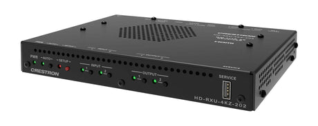Crestron HD-RXU-4KZ-202 DM Lite® 4K60 4:4:4 Receiver and 2x2 Auto-Switcher for HDMI® and USB 2.0 Signal Extension over CATx Cable - Creation Networks