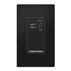 Crestron HD-TX-4KZ-111-1G-B DM Lite® 4K60 4:4:4 Transmitter for USB-C® DisplayPort™ Signal Extension over CATx Cable, Wall Plate, Black - Creation Networks