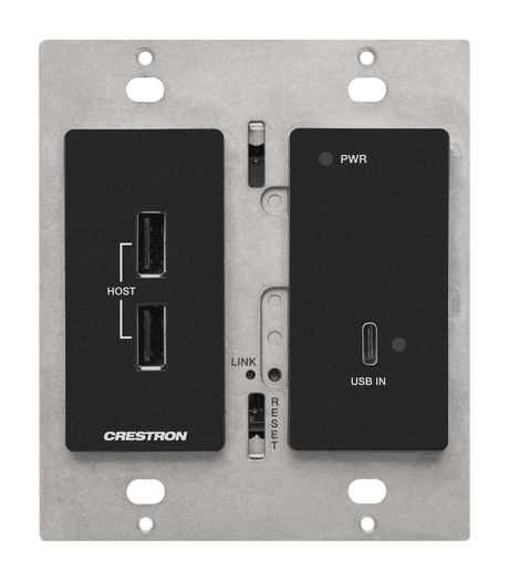 Crestron HD-TXU-4KZ-111-2G-B DM Lite® 4K60 4:4:4 Transmitter for USB‑C® DisplayPort™ and USB 2.0 - Creation Networks