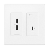 Crestron HD-TXU-4KZ-111-2G-W DM Lite® 4K60 4:4:4 Transmitter for USB‑C® DisplayPort™ and USB 2.0 - Creation Networks