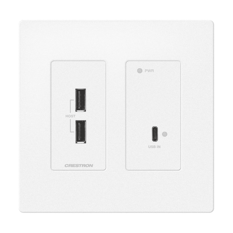 Crestron HD-TXU-4KZ-111-2G-W DM Lite® 4K60 4:4:4 Transmitter for USB‑C® DisplayPort™ and USB 2.0 - Creation Networks