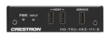 Crestron HD-TXU-4KZ-111-E DM Lite® 4K60 4:4:4 Transmitter for USB‑C® DisplayPort™, USB 2.0, and Ethernet Signal Extension over CATx Cable - Creation Networks