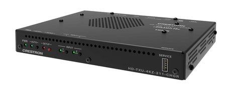Crestron HD-TXU-4KZ-211-CHGR DM Lite® 4K60 4:4:4 Transmitter and 2x1 Auto-Switcher for HDMI®, USB-C® DisplayPort™, and USB 2.0 Signal Extension over CATx Cable with Device Charging - Creation Networks