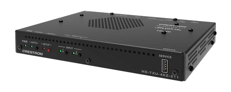 Crestron HD-TXU-4KZ-211 DM Lite® 4K60 4:4:4 Transmitter and 2x1 Auto-Switcher for HDMI®, USB-C® DisplayPort™, and USB 2.0 Signal Extension over CATx Cable - Creation Networks