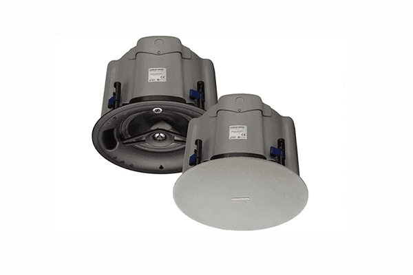 Crestron SAROS ICE8T-W-T-EACH  Saros® Express 8" 2-Way In-Ceiling Speaker, White Textured, Single - Creation Networks