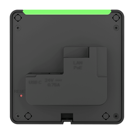 Crestron TSS-470E-B-T 3.5 in. Desk Scheduling Touch Screen, Black Textured - Creation Networks