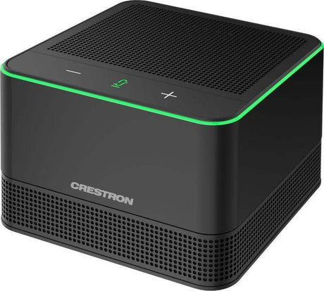 Crestron UC-AUDIO-POD-B-DR1 Crestron Flex Pod Wireless Speaker and Microphone (Black) - Creation Networks
