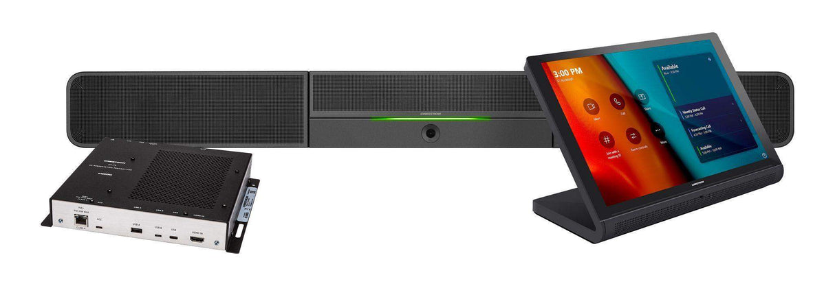 Crestron UC-BX30-T-GV Crestron Flex Advanced Small Room Conference System with Video Soundbar for Microsoft Teams® Rooms, Government Version - Creation Networks