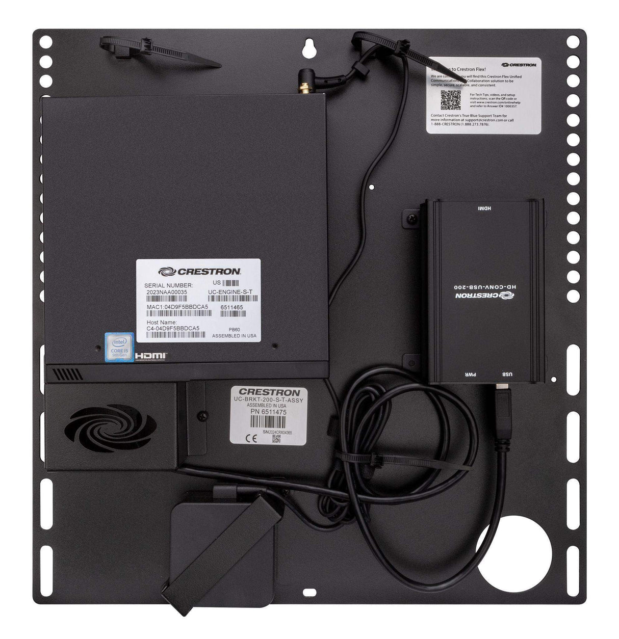 Crestron UC-ENGINE-BRKT-T-UPGRD Flex Medium Room Upgrade Solution with Microsoft Teams® Rooms - Creation Networks