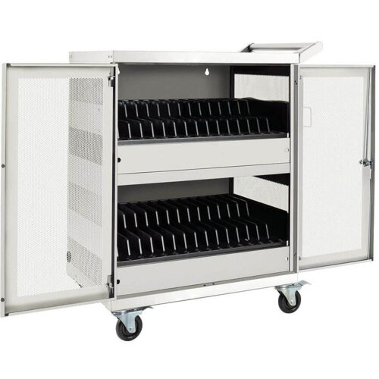 Eaton CSC32ACW – 32-Outlet Charging Cart with Wireless Sync