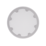 Sonance XPC – 8-Inch Round Micro Trim Grille, White Speaker Accessories Sonance