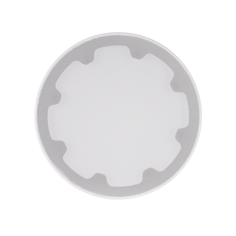 Sonance XPC-8R-T – 8-Inch Round Micro Trim Grille Speaker Accessories Sonance
