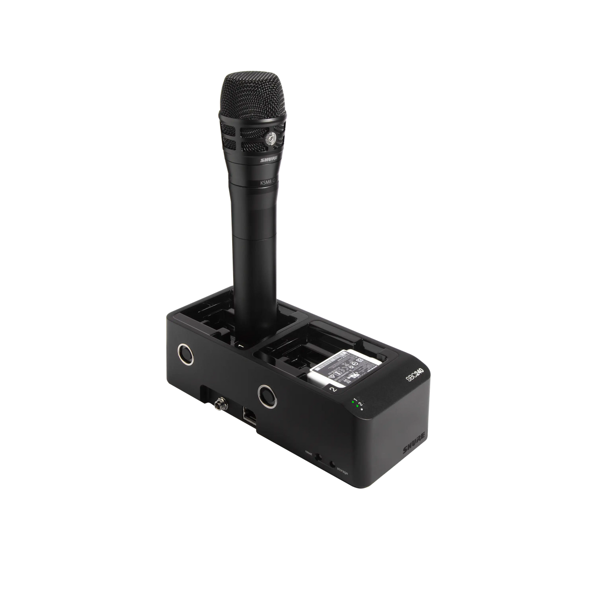 Shure SBC240 Two-Bay Networked Docking Charger (No Power Supply) Microphones Shure