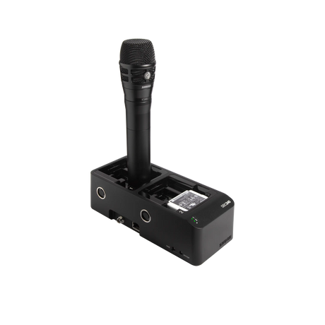 Shure SBC240-US Two-Bay Networked Docking Charger and PS60 Power Supply Microphnes Shure