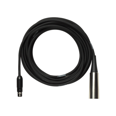 Shure C129 12' Cable, 3-Pin Mini Connector (TA3F) to Male XLR, Used with MX393 Microphones Shure