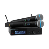Shure SLXD14D Dual Combo System with (2) SLXD1 Bodypacks and SLXD4D Receiver Microphones Shure
