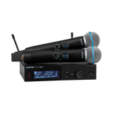 Shure SLXD14D Dual-Channel Digital Wireless Bodypack System with No Mics (J52: 558 to 602 + 614 to 616 MHz) - SLXD14D-J52 Microphones Shure