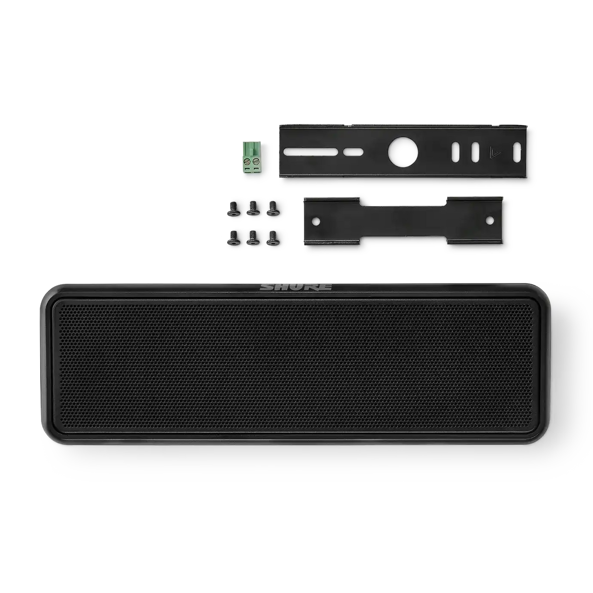 Shure MXP-3B Microflex Loudspeaker, wall mount, Black
