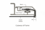 Da-Lite UTB Contour 23664 110" 16:9 Fixed Frame Screens (HD Progressive 1.3) - Creation Networks