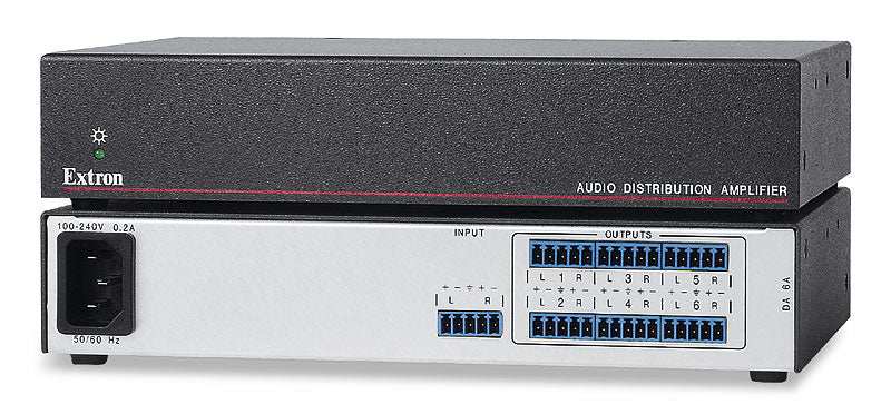 Extron DA 6A	Six Output Stereo Audio