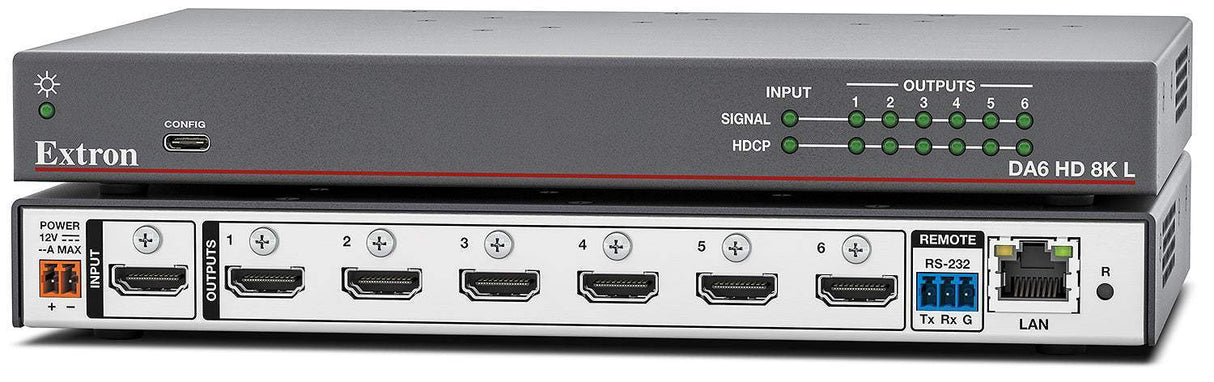 Extron DA2 HD 8K L Two Output 8K HDMI DA