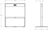 Cisco Room 70 Single Floor Stand Kit CS-ROOM70S-FSK= – Spare Freestanding Mount Mounts, Stands & Brackets Cisco