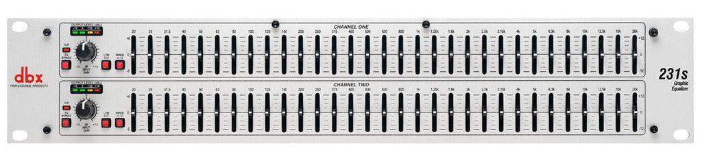 DBX 231s 2 Series - Dual 31 Band Graphic Equalizer - DBX231SV - Creation Networks