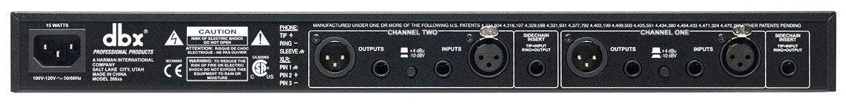 DBX 266xs Dual Compressor Gate - DBX266XSV - Creation Networks