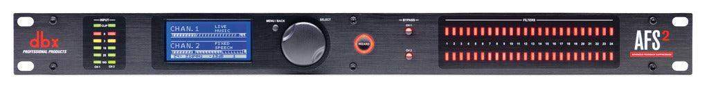 DBX AFS2 Advanced Feedback Suppression® Processor with Full LCD Display - DBXAFS2-V - Creation Networks