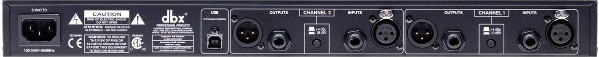 DBX AFS2 Advanced Feedback Suppression® Processor with Full LCD Display - DBXAFS2-V - Creation Networks